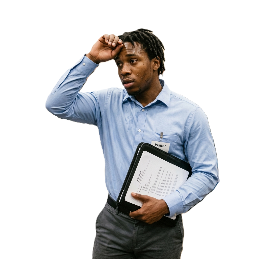 Job seeker looking for digital skills