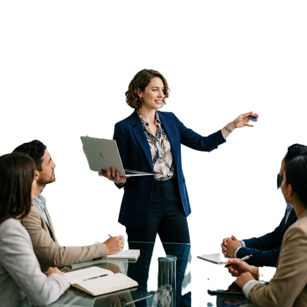 Marketing professional improving expertise